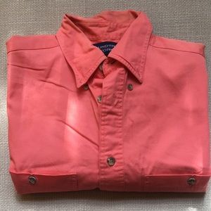 NEW‼️ Peach Short Sleeved Button Down